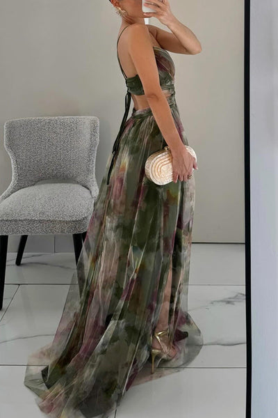 Clothestyle - Nydelig maxi-kjole med blomstertrykk